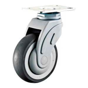 Medical Caster with Swivel Plate, Full Plastic Caster