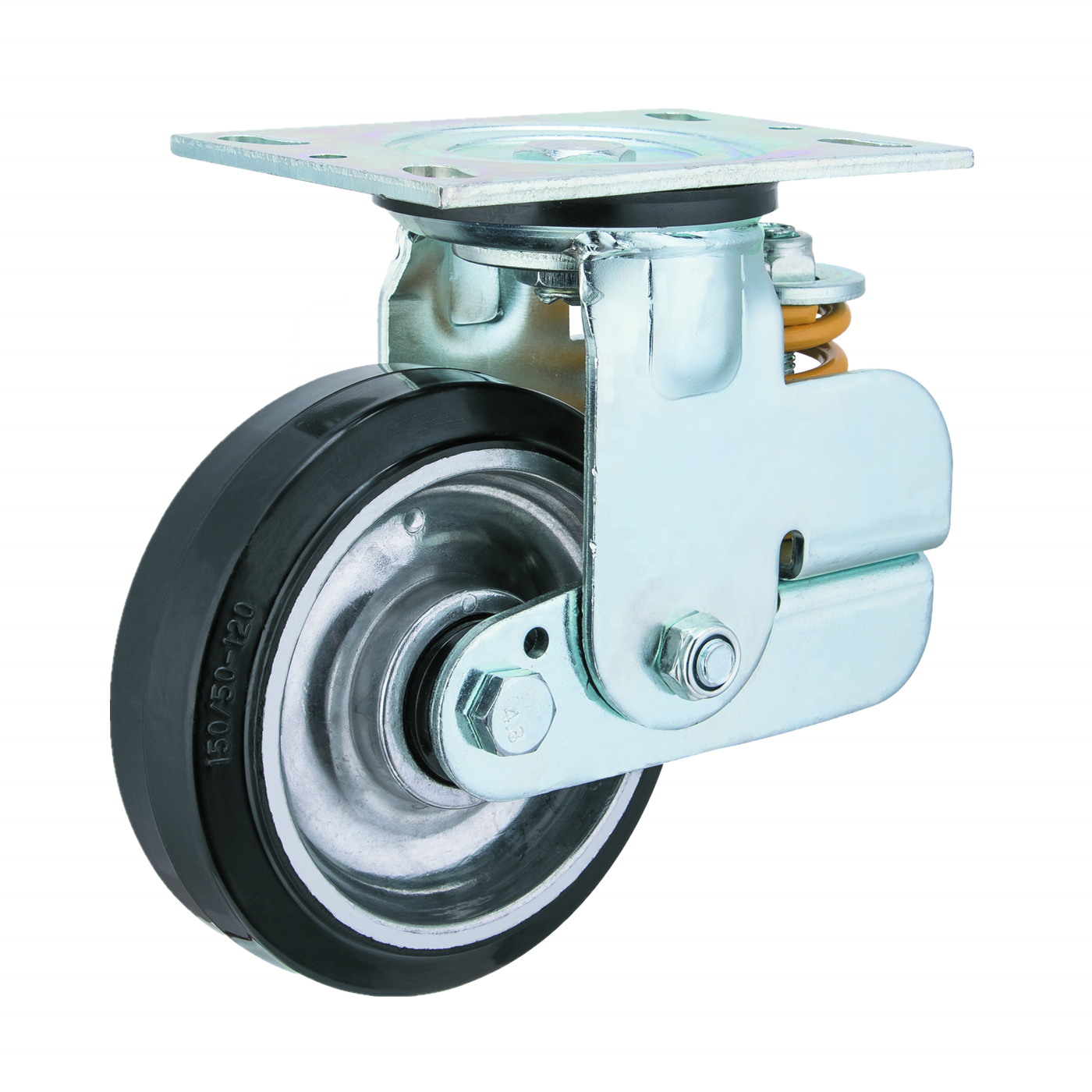 spring loaded caster heavy duty